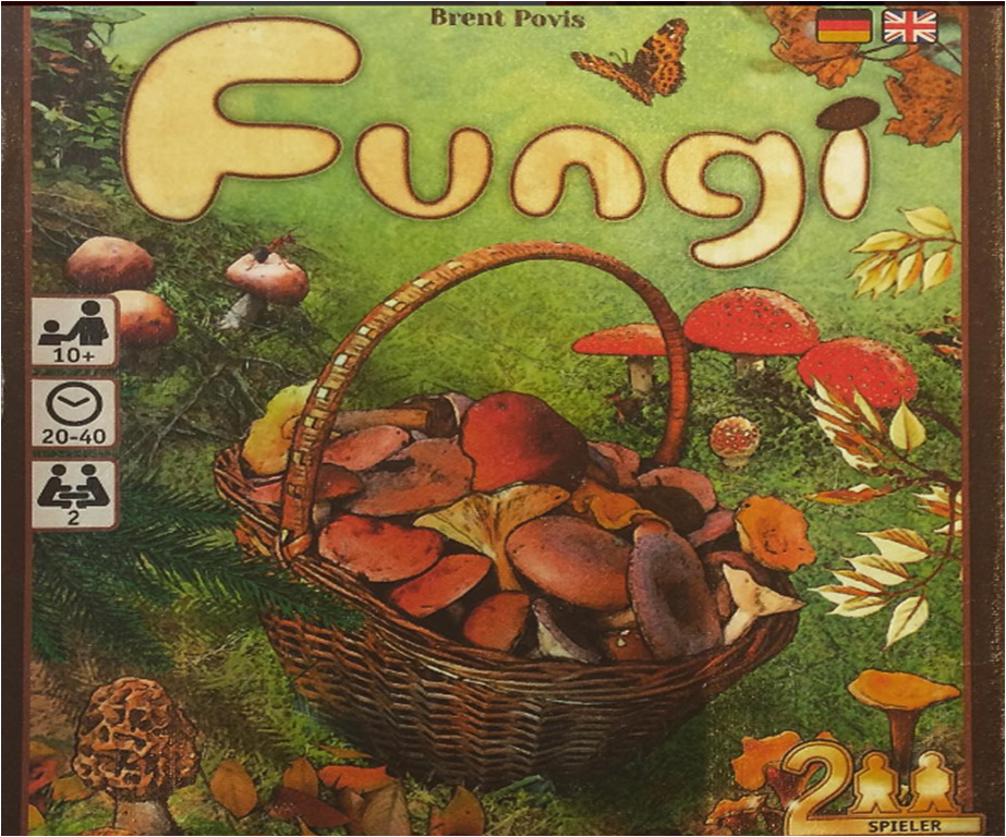 Close up of the box art on Fungi.